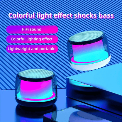 Portable Mini Wireless Stereo Bluetooth Speaker for Music - Compact, Powerful Sound