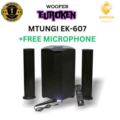 EUROKEN MTUNGI EK-607 2.1CH 20000 PMPO Bluetooth Home Theater System