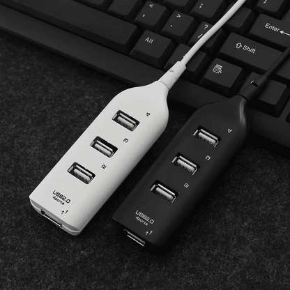 PAFEL 4-Port USB 2.0 Hub Splitter for Desktop Laptop Connectivity