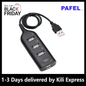 PAFEL 4-Port USB 2.0 Hub Splitter for Desktop Laptop Connectivity