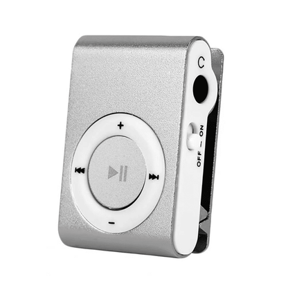 Mini Portable Metal Clip MP3 Player for Sports & Music, Lightweight