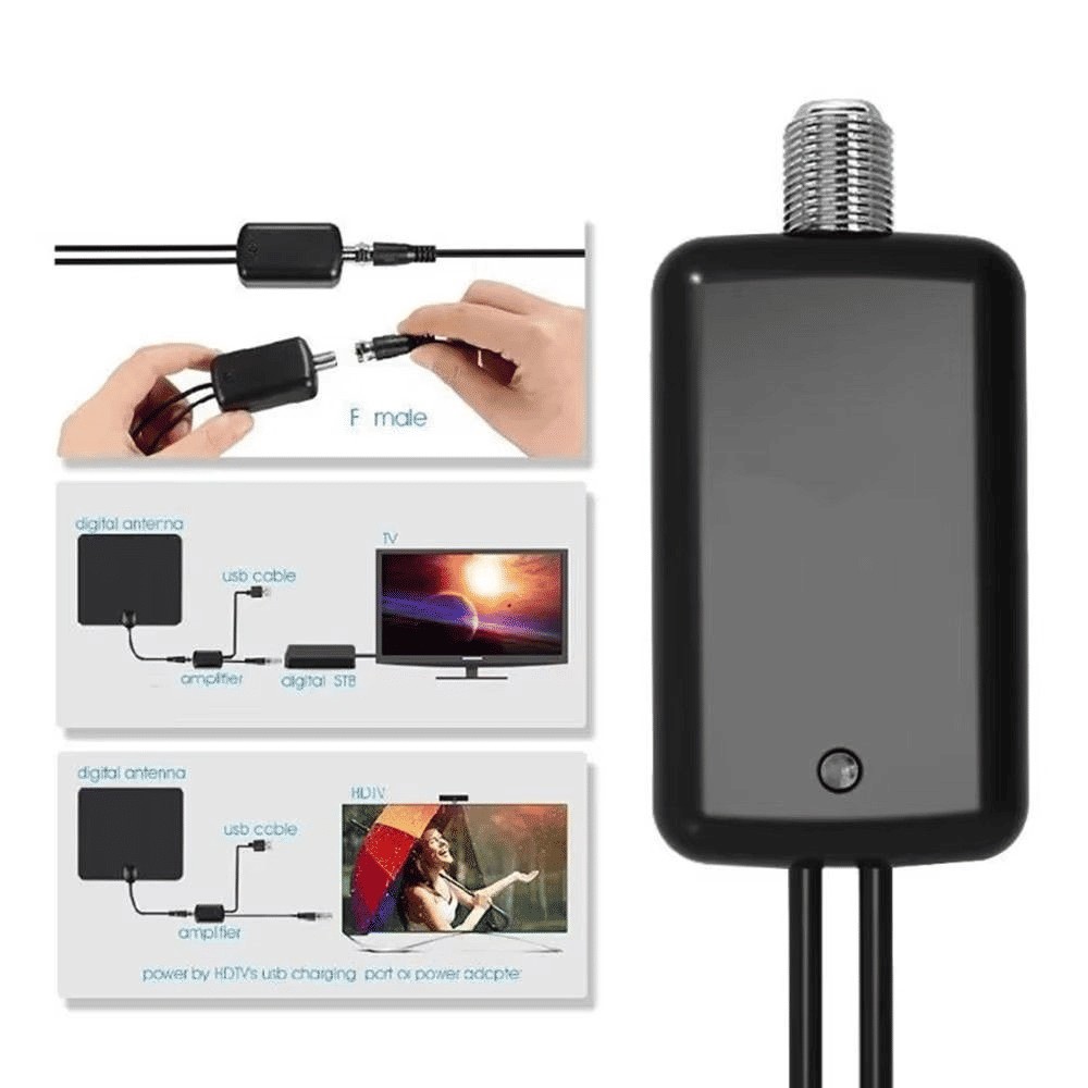 4K HD TV Antenna Amplifier Professional Low Noise Digital Signal Booster