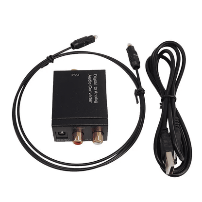 Premium Digital to Analog Audio Converter for TV, Coaxial & Optical Devices