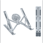 Ergonomic Aluminum Alloy Foldable Laptop Stand: Adjustable Riser for 10-18 Inch Notebooks
