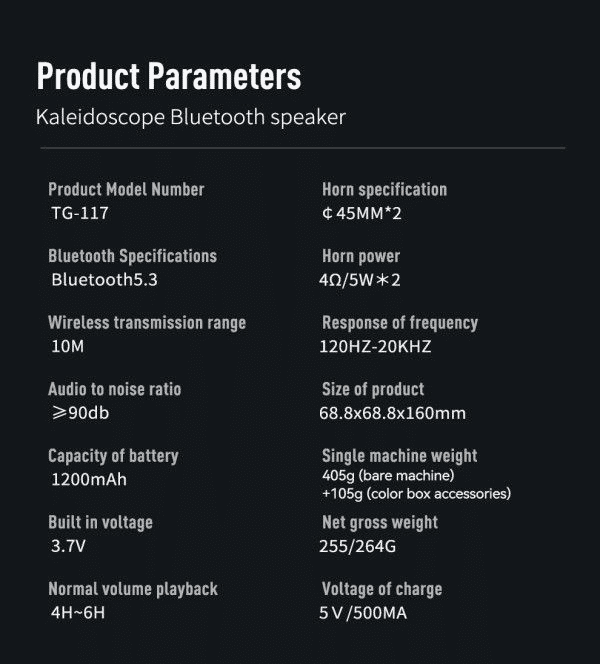 Premium Portable Fabric Wireless Bluetooth Speaker: Powerful Subwoofer, Outdoor Ready