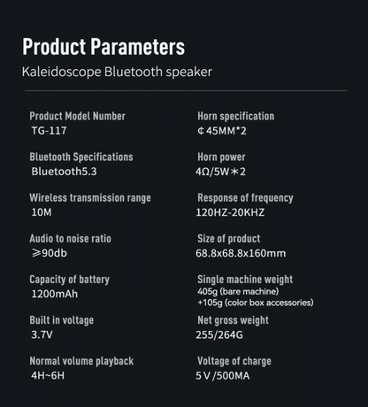 Premium Portable Fabric Wireless Bluetooth Speaker: Powerful Subwoofer, Outdoor Ready