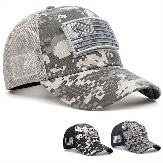 Trend Fishing Caps Summer Camo Men's Women's Baseball Net Sports Cap