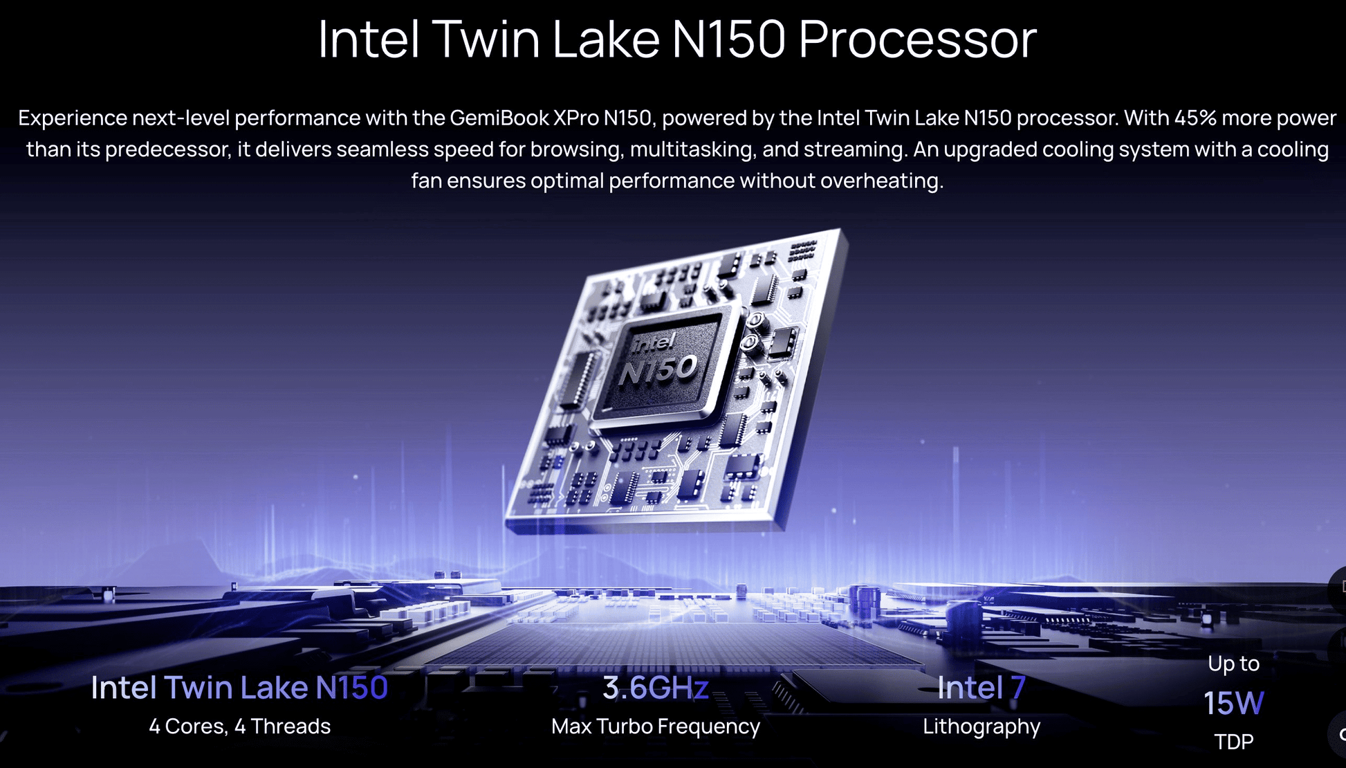 Chuwi GemiBook XPro 14-inch Full HD Ultrabook, Intel N100 16GB 512GB SSD