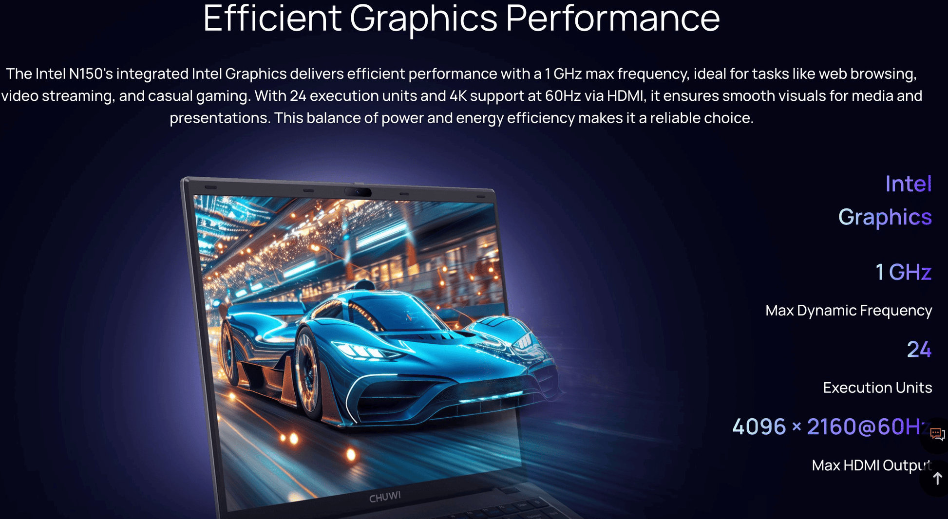 Chuwi GemiBook XPro 14-inch Full HD Ultrabook, Intel N100 16GB 512GB SSD