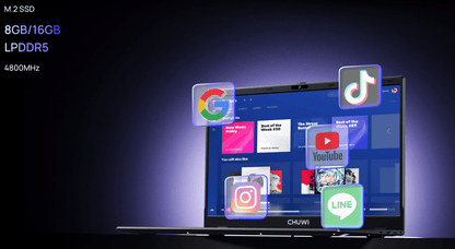 Chuwi GemiBook XPro 14-inch Full HD Ultrabook, Intel N100 16GB 512GB SSD