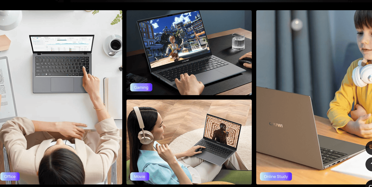 Chuwi GemiBook XPro 14-inch Full HD Ultrabook, Intel N100 16GB 512GB SSD