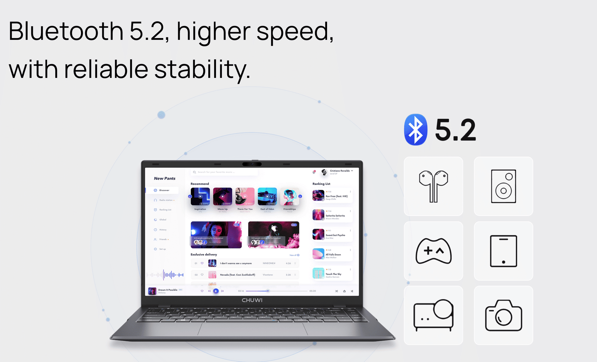 Chuwi GemiBook XPro 14-inch Full HD Ultrabook, Intel N100 16GB 512GB SSD