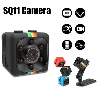 SQ11 1080P 2MP Mini Surveillance Camera for Sports, Recording, & Home Security