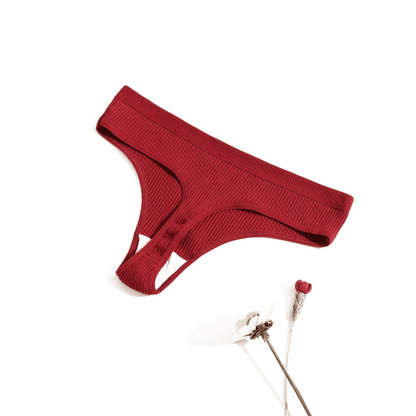 6-Pack Women's Seamless Ribbed Sports Panties: Breathable Cotton Blend Underwear