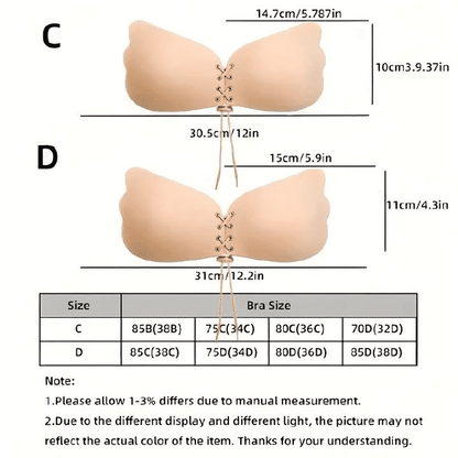 Reusable Lifting Stick-On Nipple Covers: Strapless Invisible Push-Up Pasties for Women