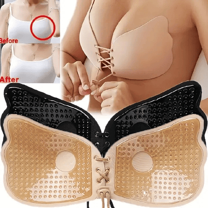 Reusable Lifting Stick-On Nipple Covers: Strapless Invisible Push-Up Pasties for Women