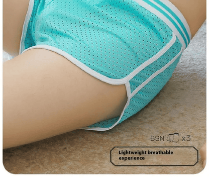 3-Pack Men's Mesh Breathable Boxer Briefs - Soft, Quick-Dry, Comfortable Polyester Fabric