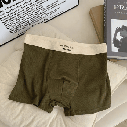 3 Pack Men's Soft Stretch Boxer Briefs - Comfortable Fashion Flat Underwear Multipack