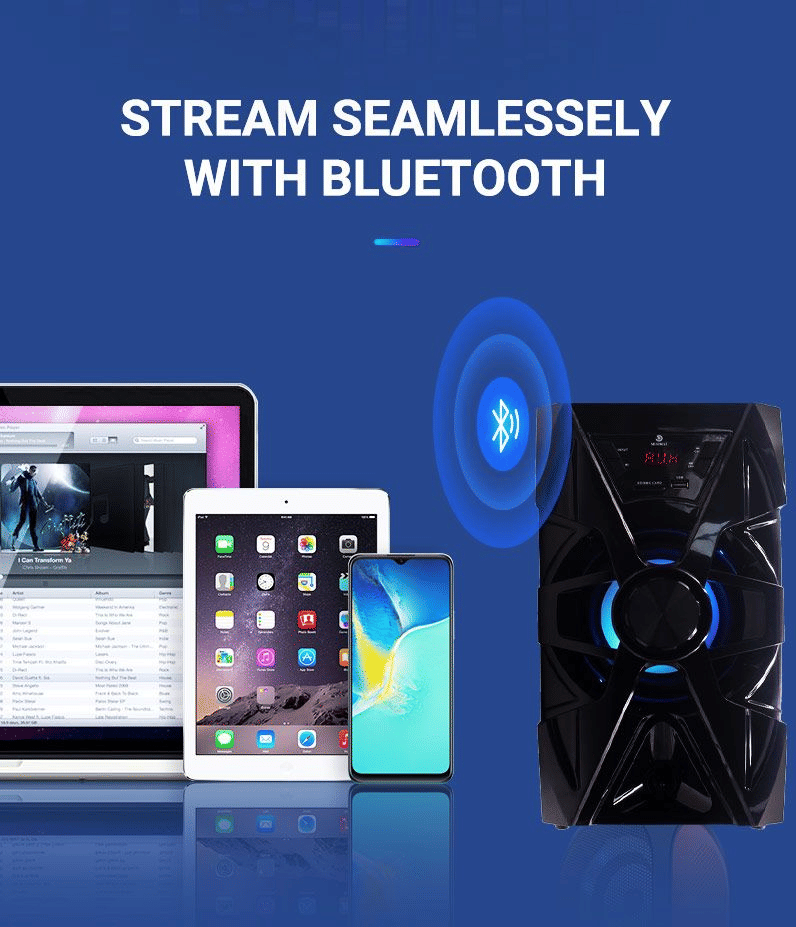 MUSIMAX 3.1CH X-Base LM-1105 Wireless HIFI Home Theater Speaker System