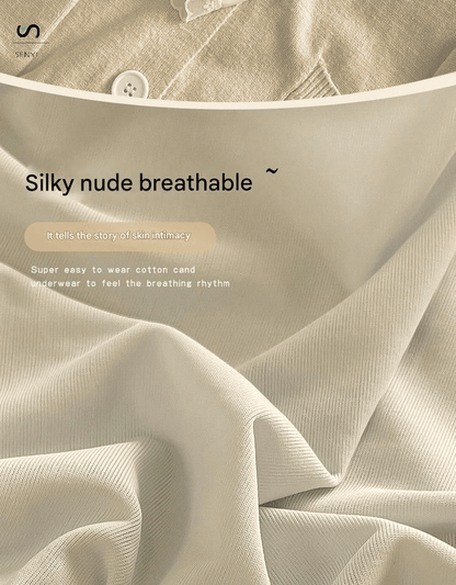 SENYI 7-Pack Ice Silk Seamless Breathable Quick-Dry Low-Waist Lace Panties