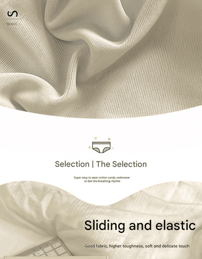 SENYI 7-Pack Ice Silk Seamless Breathable Quick-Dry Low-Waist Lace Panties