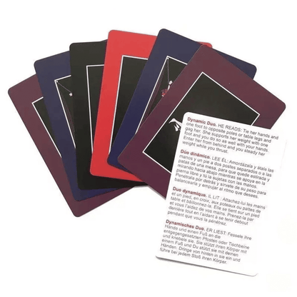 50 Fantasy Bondage Positions Couple Game Cards for Adult Intimate Fun