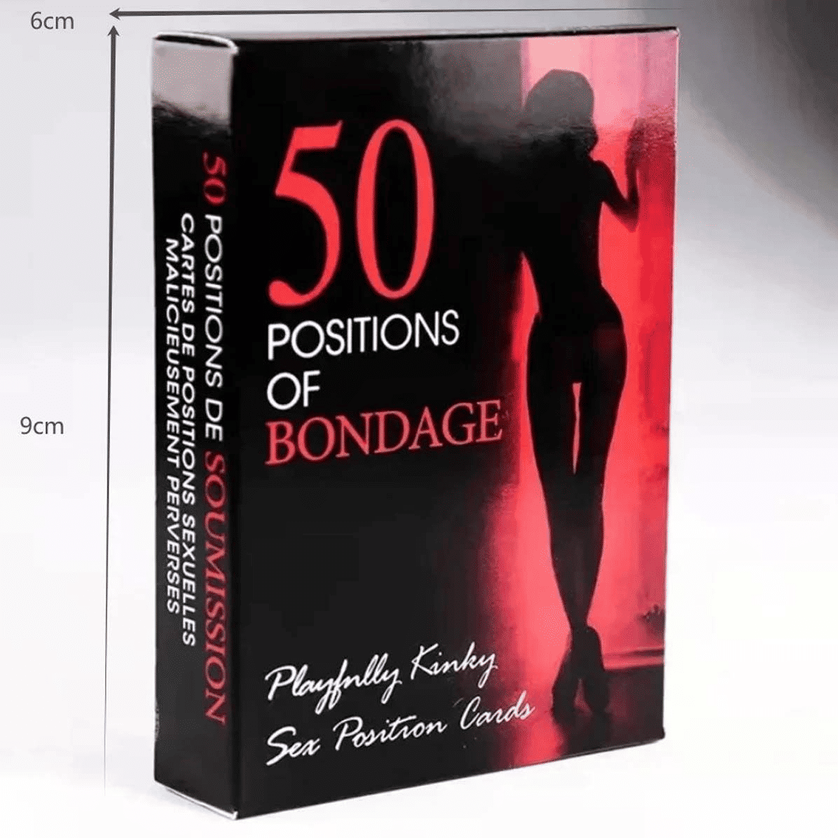 50 Fantasy Bondage Positions Couple Game Cards for Adult Intimate Fun