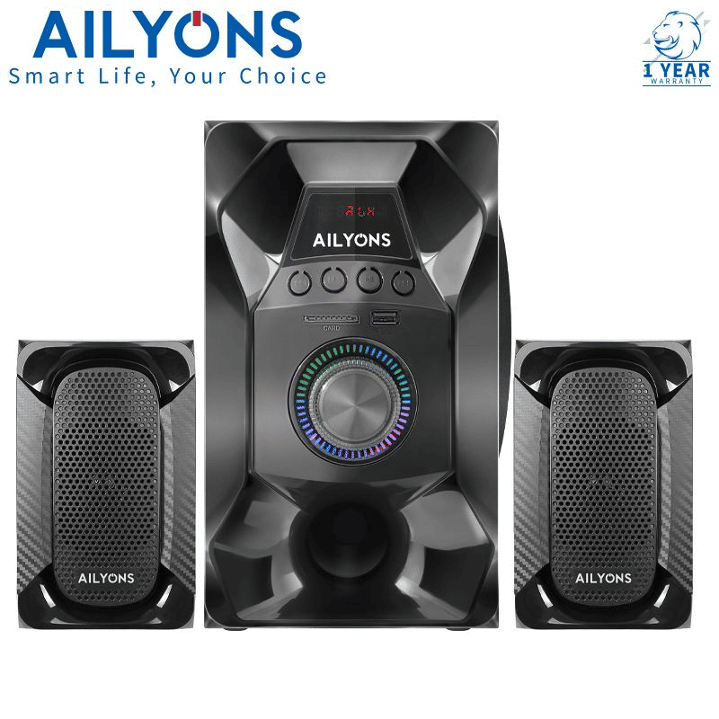 AILYONS LYONS ECS2404 LYS2404 Multimedia Woofer Speaker System with Powerful Amplifier