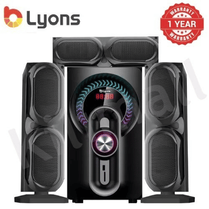 LYONS LYS3602 3.1CH Multimedia Bluetooth Home Theater Speaker System with Remote