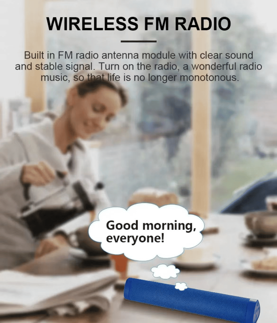 Y23 A500 Wireless Bluetooth Soundbar Speaker for TV, Computer, Dual Stereo