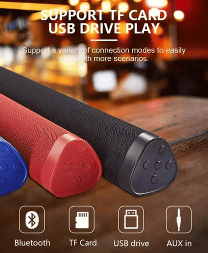 Y23 A500 Wireless Bluetooth Soundbar Speaker for TV, Computer, Dual Stereo