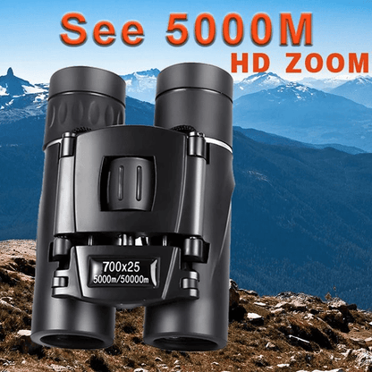 700x25 HD Zoom Powerful Long Range BAK4 FMC Folding Binoculars