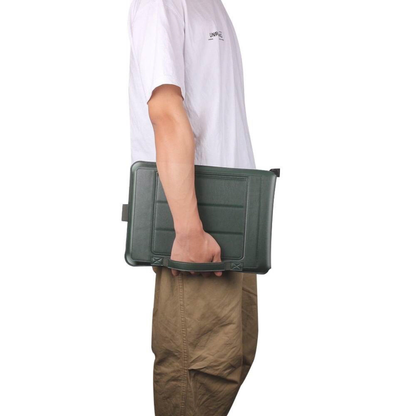Elegant Leather Laptop Sleeve Case with Stand, Multi-Function, 11-15 Inch