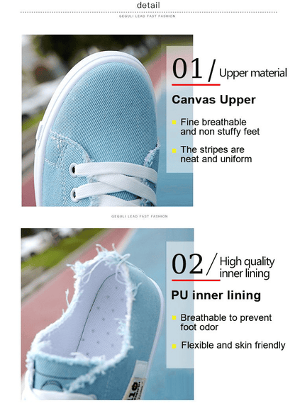 ASSKLO Women's Slip-Resistant Breathable Canvas Sneakers: Classic Casual Everyday Shoes