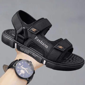 ASSKLO Men's Non-Slip Beach Sandals: Comfortable Summer Driving & Leisure Shoes