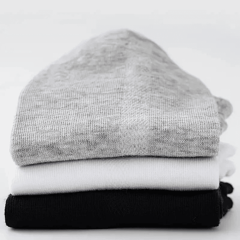 10 Pairs Unisex No-Show Ankle Socks: Breathable, Anti-Odor Comfort Fit