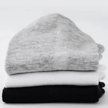 10 Pairs Unisex No-Show Ankle Socks: Breathable, Anti-Odor Comfort Fit