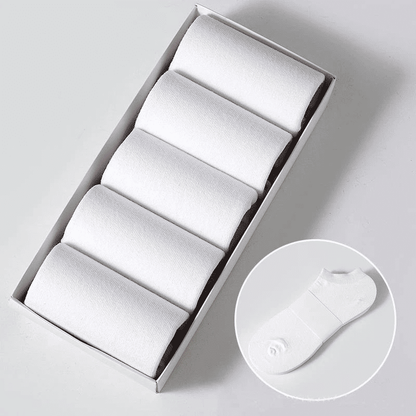 10 Pairs Unisex No-Show Ankle Socks: Breathable, Anti-Odor Comfort Fit