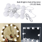 Adjustable 10 LED Vanity Mirror Lights: 3-Color USB Dressing Table Fill Light
