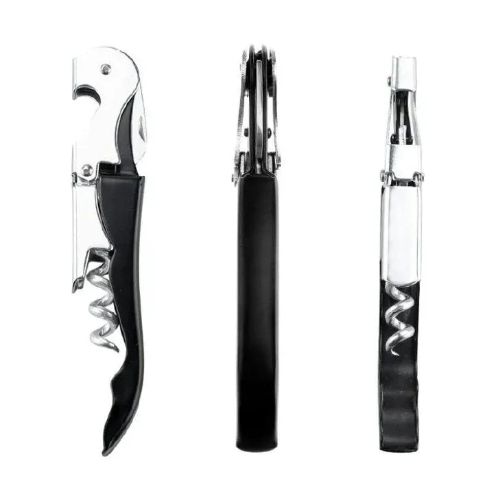 Premium Stainless Steel Wine Bottle Opener Multi-tool Corkscrew with Foil Cutter