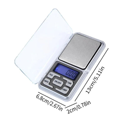 High Precision 500g 0.1g Digital Pocket Scale for Jewelry & Kitchen