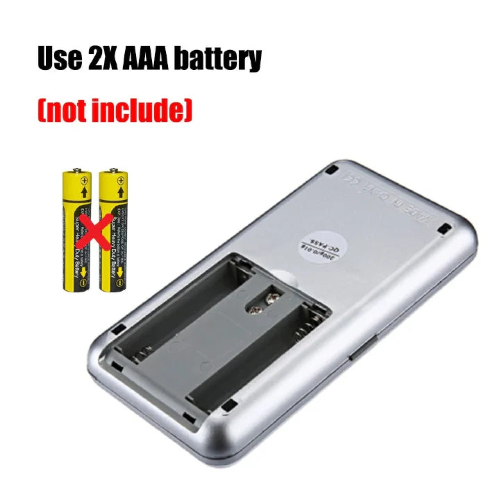 High Precision 500g 0.1g Digital Pocket Scale for Jewelry & Kitchen