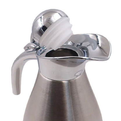 Premium 2.0L Stainless Steel Vacuum Insulated Coffee Pot & Thermos Flask